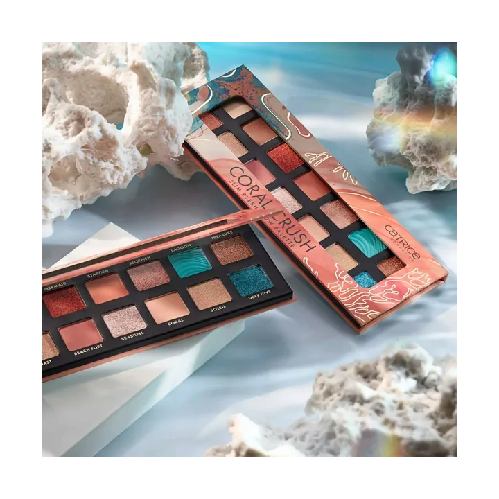 CATRICE Slim Coral Crush paleta cieni do powiek 030 Under the Sea 10,6g 