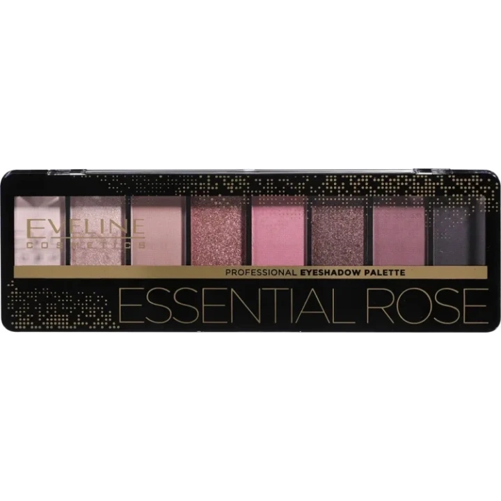 EVELINE Eyeshadow paleta cieni do powiek 05 Essential Rose 8x1,2g