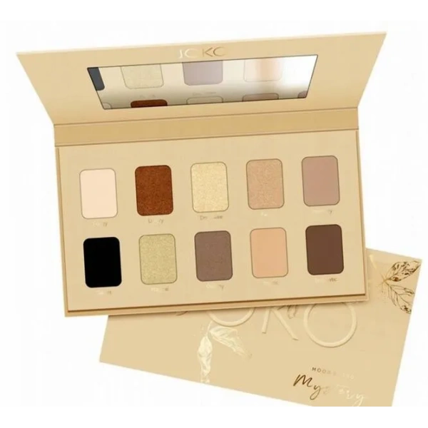 JOKO Mood Board paleta cieni-10 do powiek Mystery 10x1,9g 