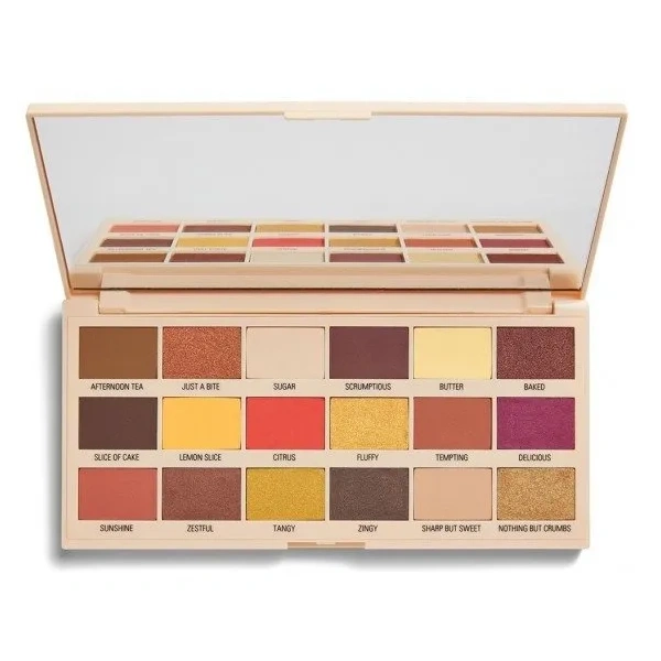 MAKEUP REVOLUTION Lemon Dizzle Chocolatte Palette paleta 18 cieni do powiek 22 g