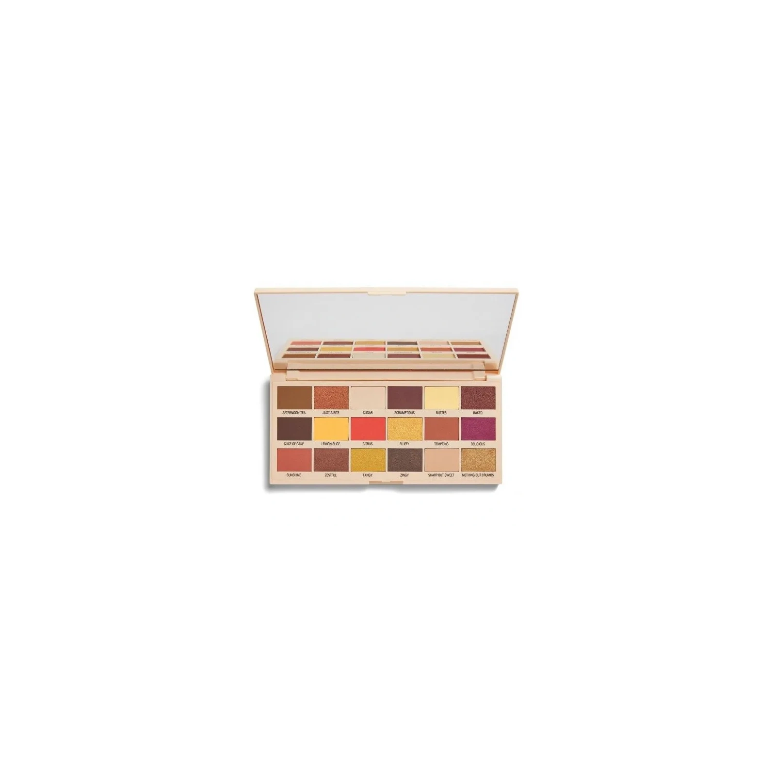 MAKEUP REVOLUTION Lemon Dizzle Chocolatte Palette paleta 18 cieni do powiek 22 g
