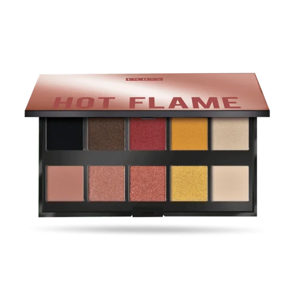 PUPA Make Up Stories paleta cieni do powiek 002 Hot Flame 18g