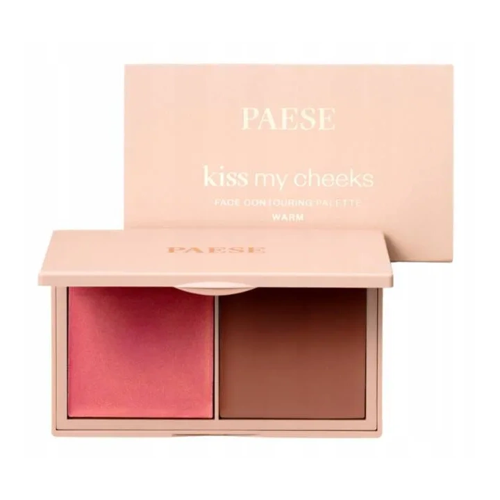 PAESE Kiss My Cheeks paleta do konturowania w ciepłej tonacji Warm 15g