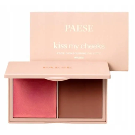 PAESE Kiss My Cheeks paleta do konturowania w ciepłej tonacji Warm 15g