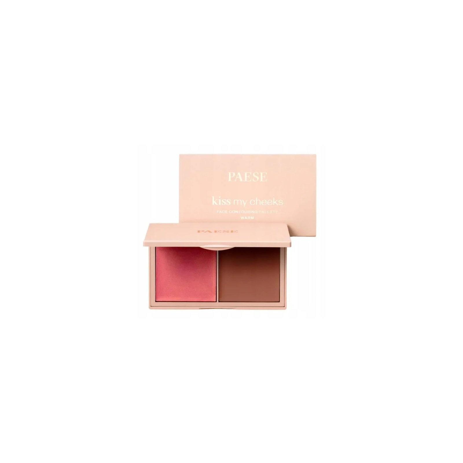 PAESE Kiss My Cheeks paleta do konturowania w ciepłej tonacji Warm 15g
