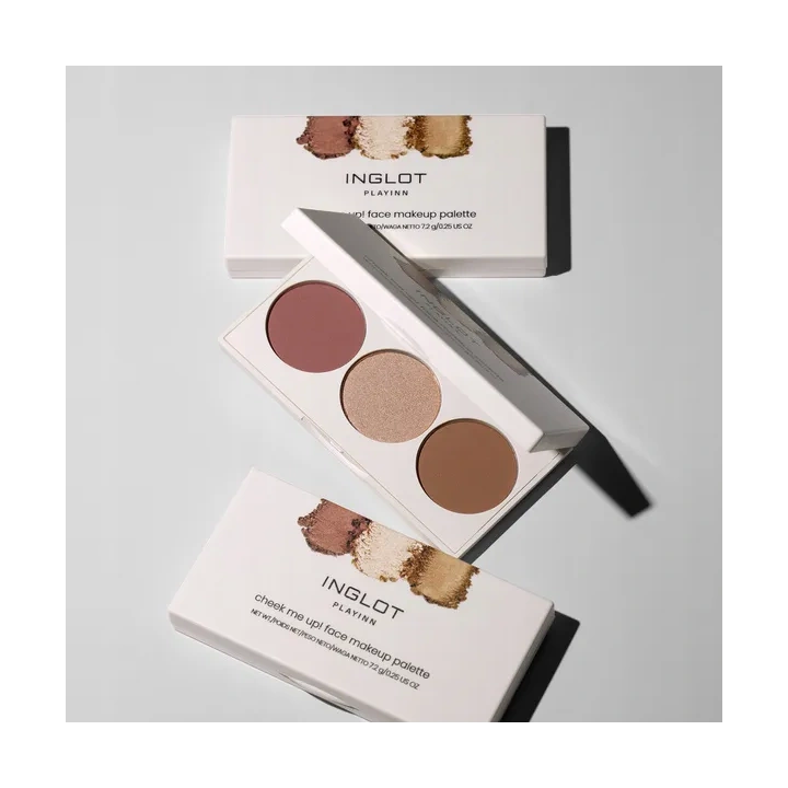 INGLOT Playinn paleta do makijażu twarzy CHEEK ME UP! 7,2g