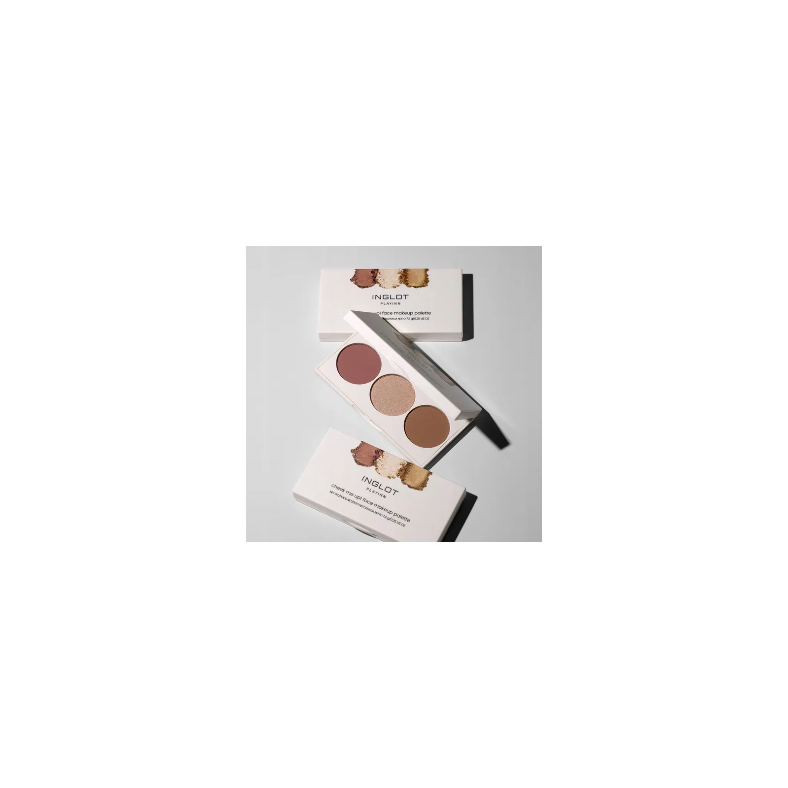 INGLOT Playinn paleta do makijażu twarzy CHEEK ME UP! 7,2g