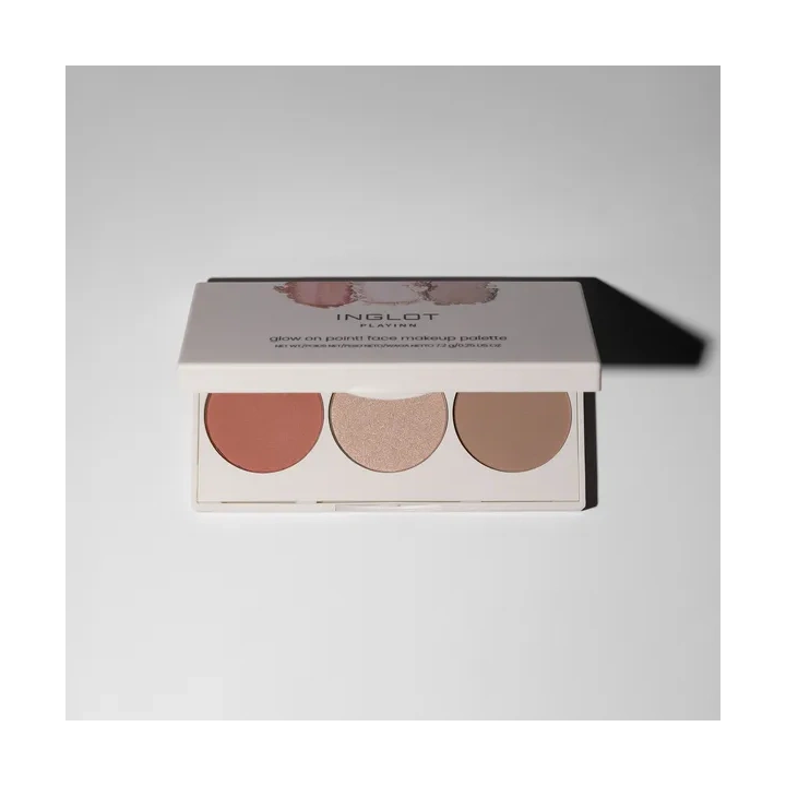 INGLOT Playinn paleta do makijażu twarzy GLOW ON POINT! 7,2g