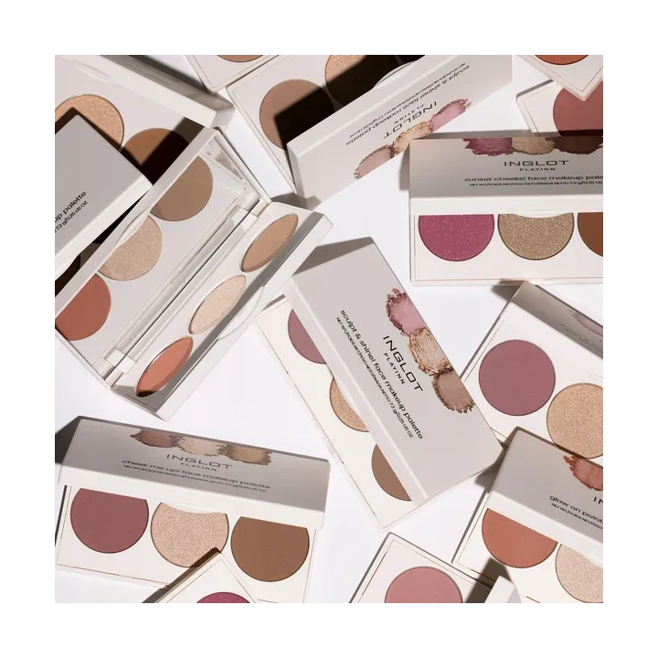 INGLOT Playinn paleta do makijażu twarzy GLOW ON POINT! 7,2g