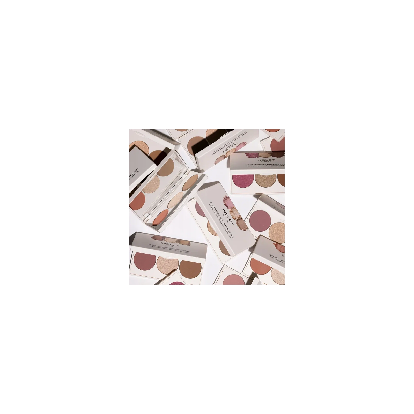 INGLOT Playinn paleta do makijażu twarzy GLOW ON POINT! 7,2g