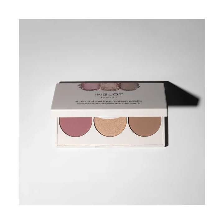 INGLOT Playinn paleta do makijażu twarzy SCULPT & SHINE! 7,2g