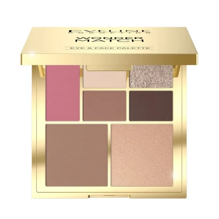 EVELINE Wonder Match paleta do makijażu oczu i konturowania twarzy 14g
