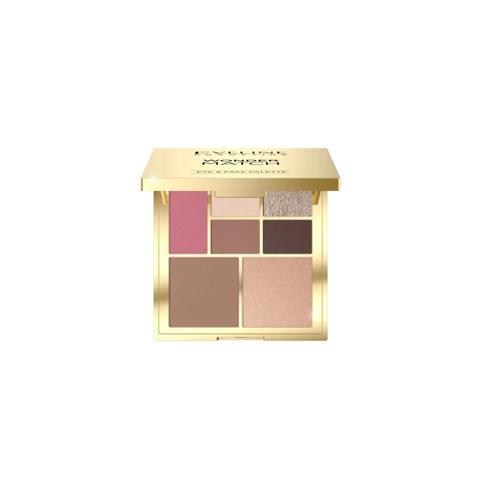 EVELINE Wonder Match paleta do makijażu oczu i konturowania twarzy 14g