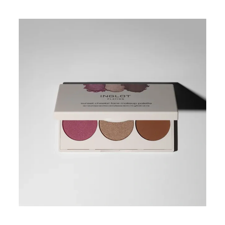 INGLOT Playinn paleta do makijażu twarzy SUNSET CHEEKS! 7,2g