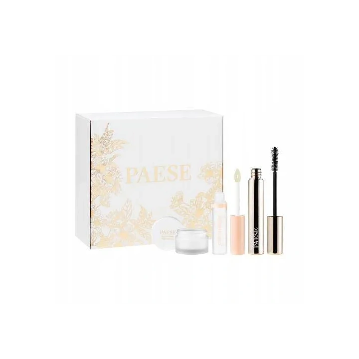 PAESE Perfect zestaw (maskara + baza pod makijaż + błyszczyk) 