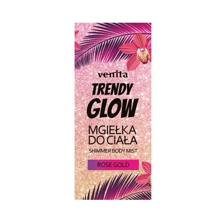 VENITA Trendy Glow Shimmer Body Mist mgiełka do ciała Rose Gold 200ml 
