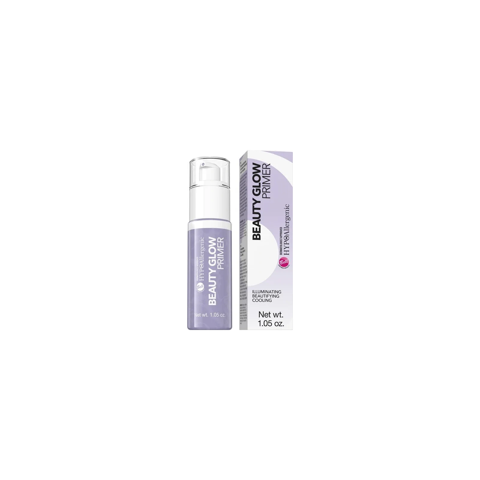 BELL HypoAllergenic Primer Beauty Glow baza pod makijaż rozświetlająco upiększająca 30g