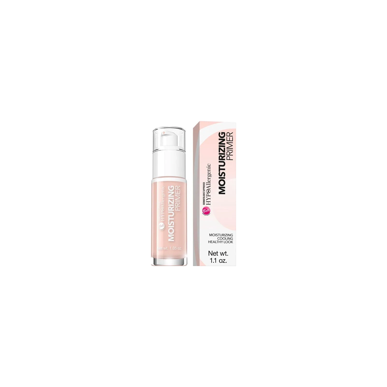 BELL HypoAllergenic Primer Moisturizing baza pod makijaż nawilżająco łagodząca 30g