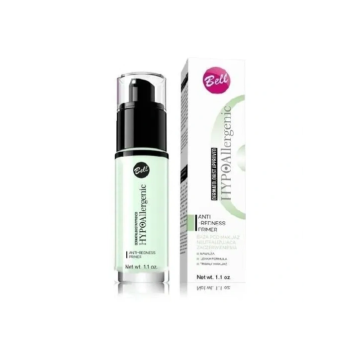 BELL HypoAllergenic Primer Anti-Redness baza pod makijaż neutralizująca zaczerwienienia 30g