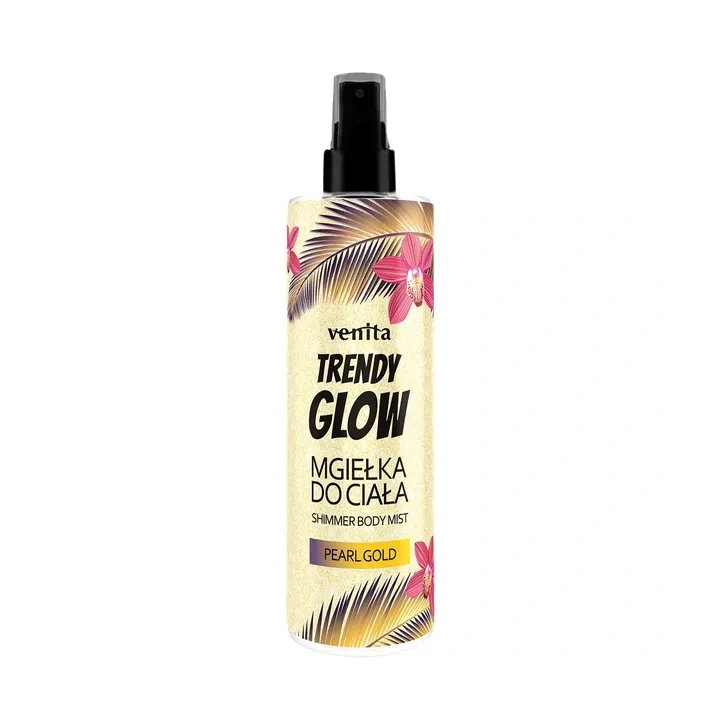 VENITA Trendy Glow Shimmer Body Mist mgiełka do ciała Pearl Gold 200ml 