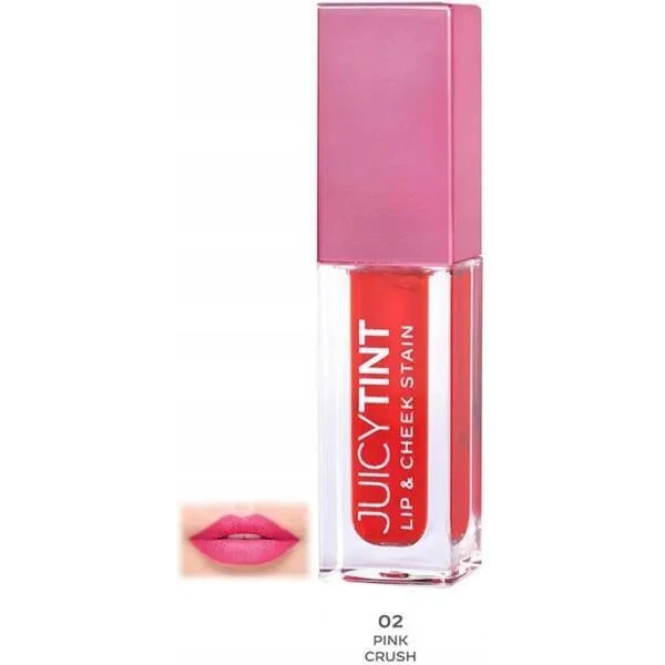 GOLDEN ROSE Juicy Tint farbka do ust i policzków 02 Pink Crush BEZ FOLII