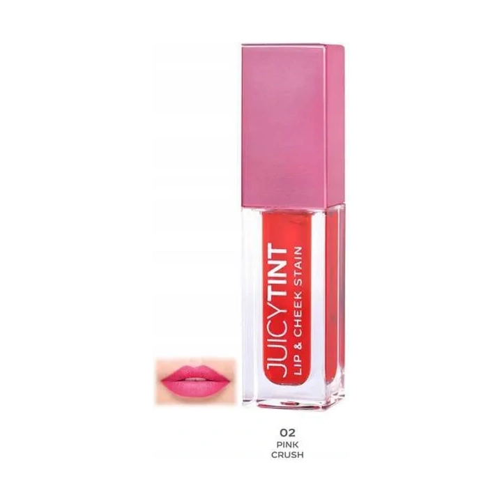 GOLDEN ROSE Juicy Tint farbka do ust i policzków 02 Pink Crush BEZ FOLII