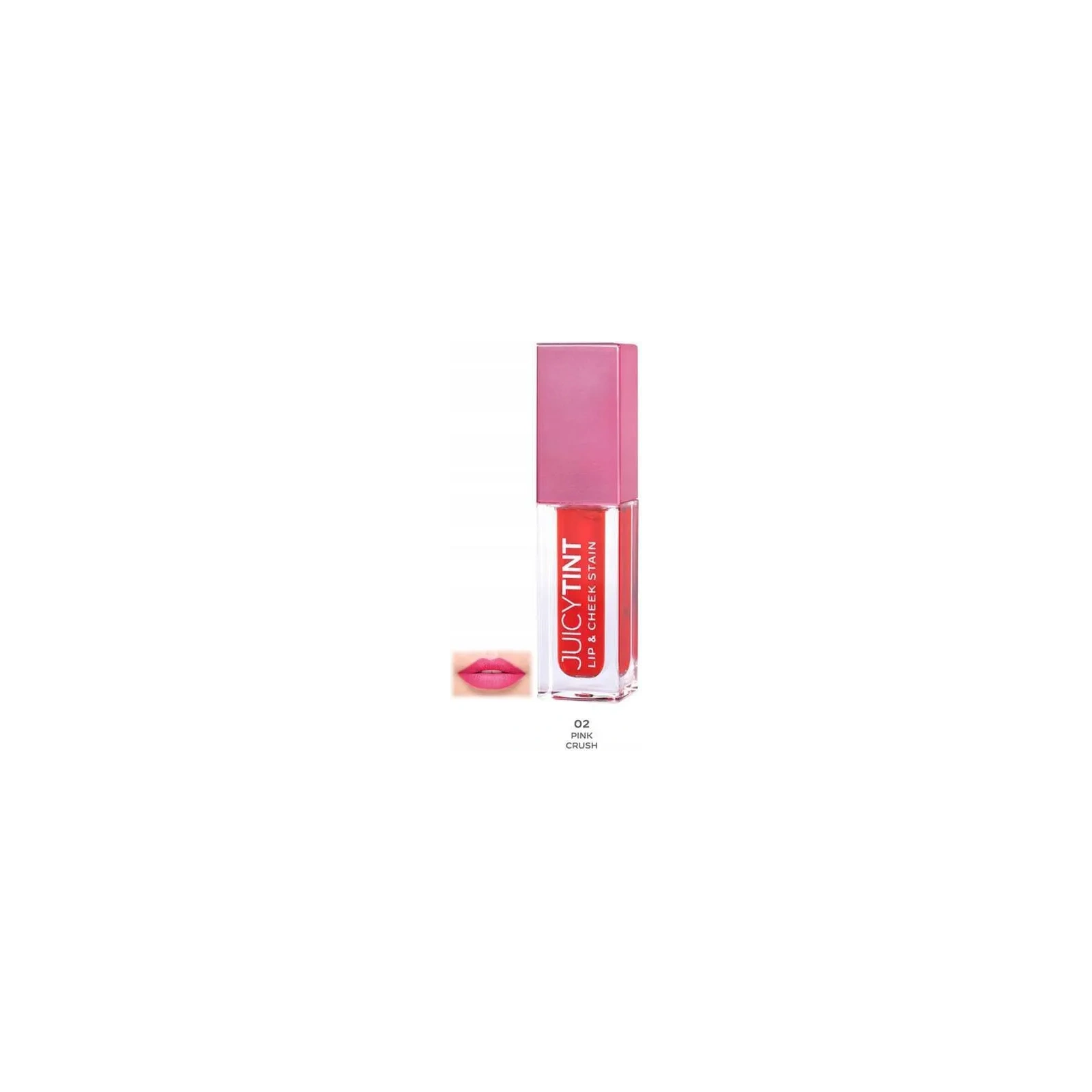 GOLDEN ROSE Juicy Tint farbka do ust i policzków 02 Pink Crush BEZ FOLII