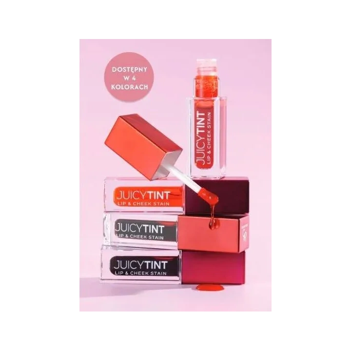 GOLDEN ROSE Juicy Tint Lip And Cheek Stain farbka do ust i policzków 03 Ruby Rose 5,2ml 