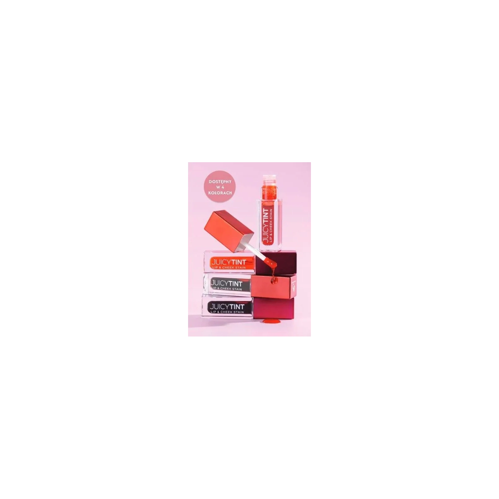 GOLDEN ROSE Juicy Tint Lip And Cheek Stain farbka do ust i policzków 03 Ruby Rose 5,2ml 