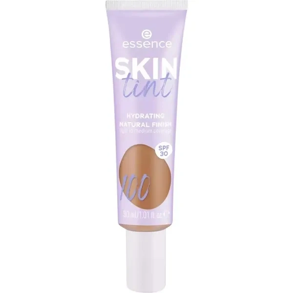 Essence ESSENCE Skin Tint krem koloryzujący nawilżający SPF30 100 30ml