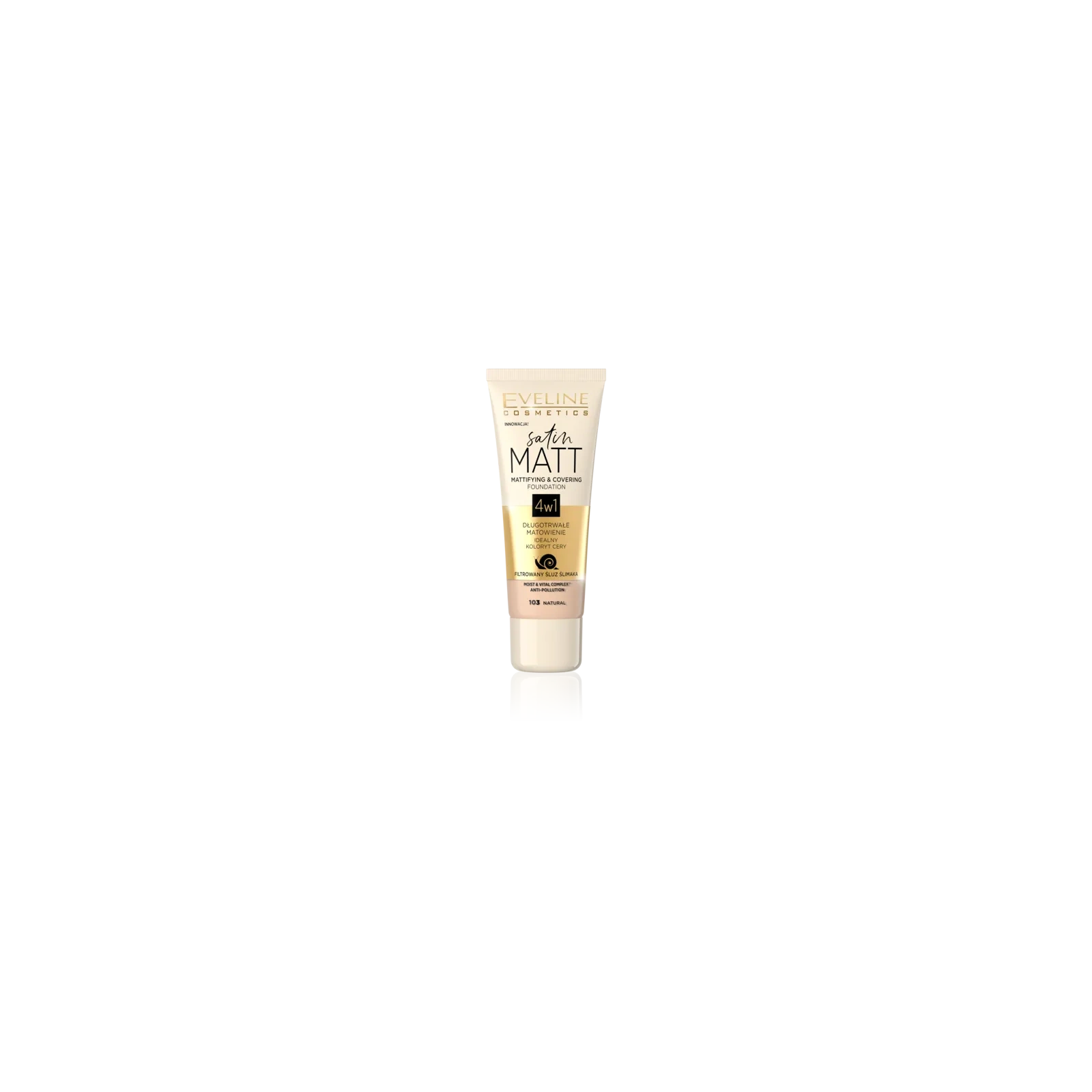EVELINE Satin Matt podkład 103 Natural 30ml