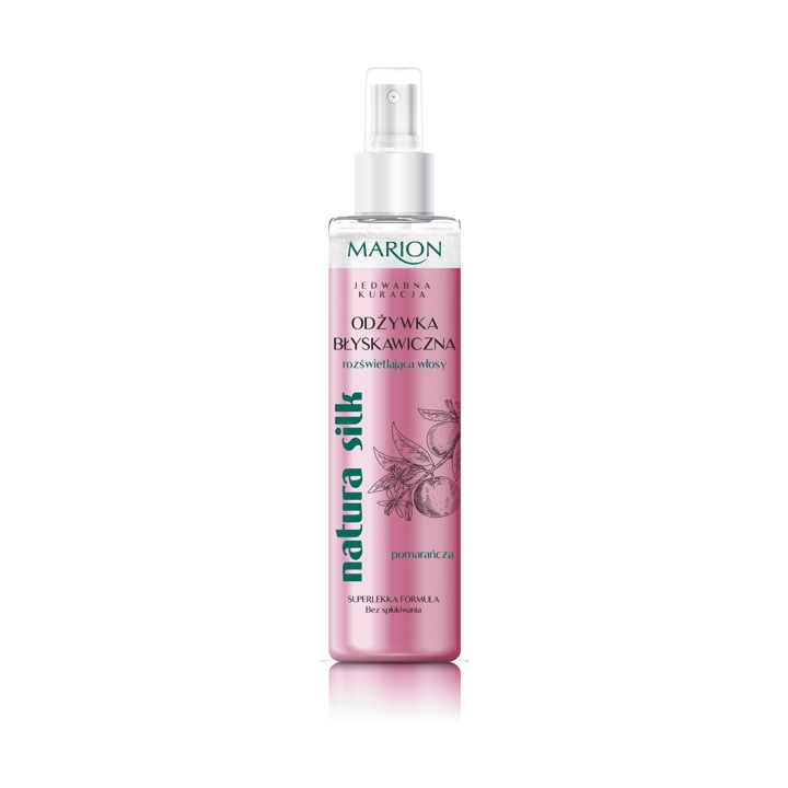 MARION Natura Silk błyskawiczna odżywka rozświetlająca włosy 150ml