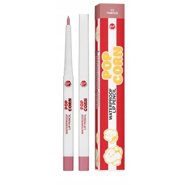 BELL Popcorn Waterproof Lip Pencil wodoodporna kredka do ust 02 Famous 0,25g