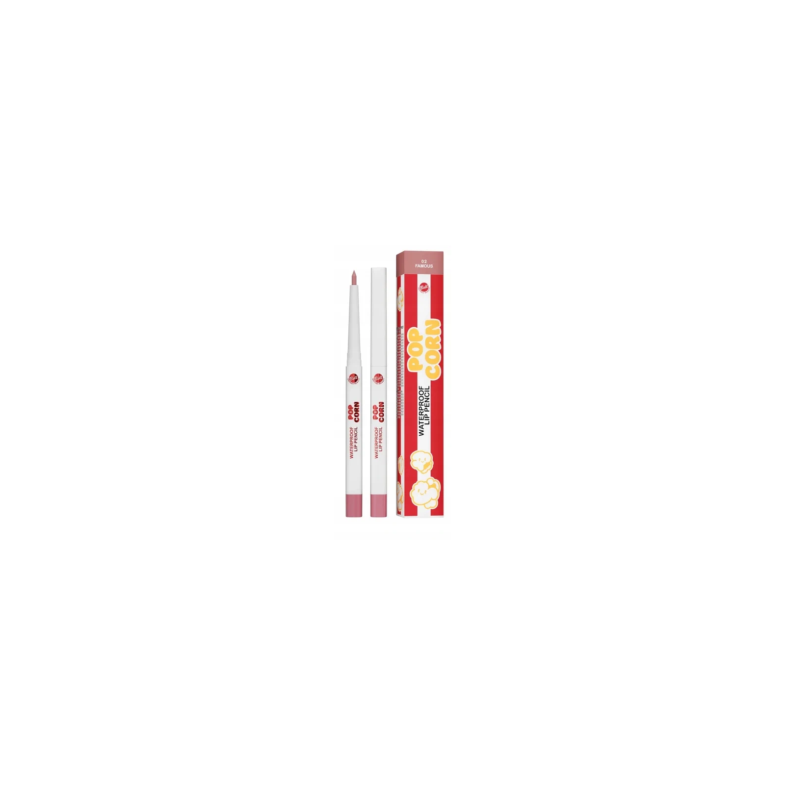 BELL Popcorn Waterproof Lip Pencil wodoodporna kredka do ust 02 Famous 0,25g