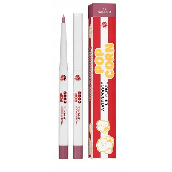 BELL Popcorn Waterproof Lip Pencil wodoodporna kredka do ust 03 Fabulous 0,25g