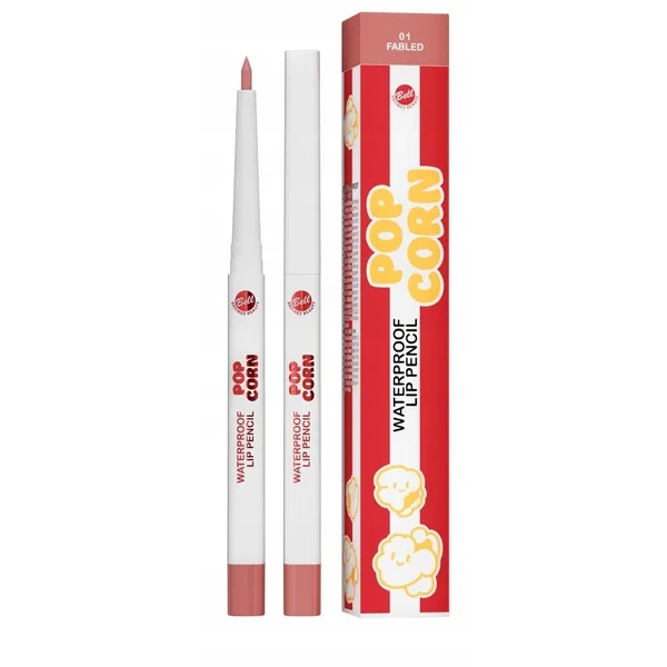 BELL Popcorn Waterproof Lip Pencil wodoodporna kredka do ust 01 Fabled 0,25g