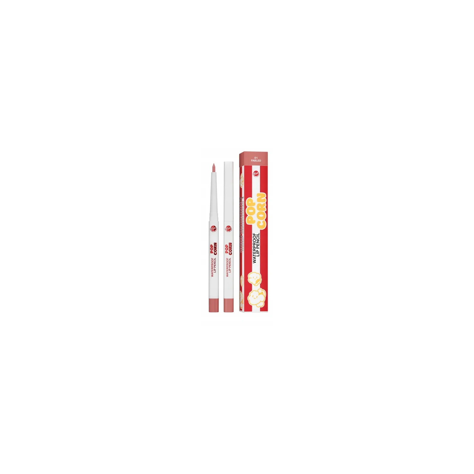 BELL Popcorn Waterproof Lip Pencil wodoodporna kredka do ust 01 Fabled 0,25g
