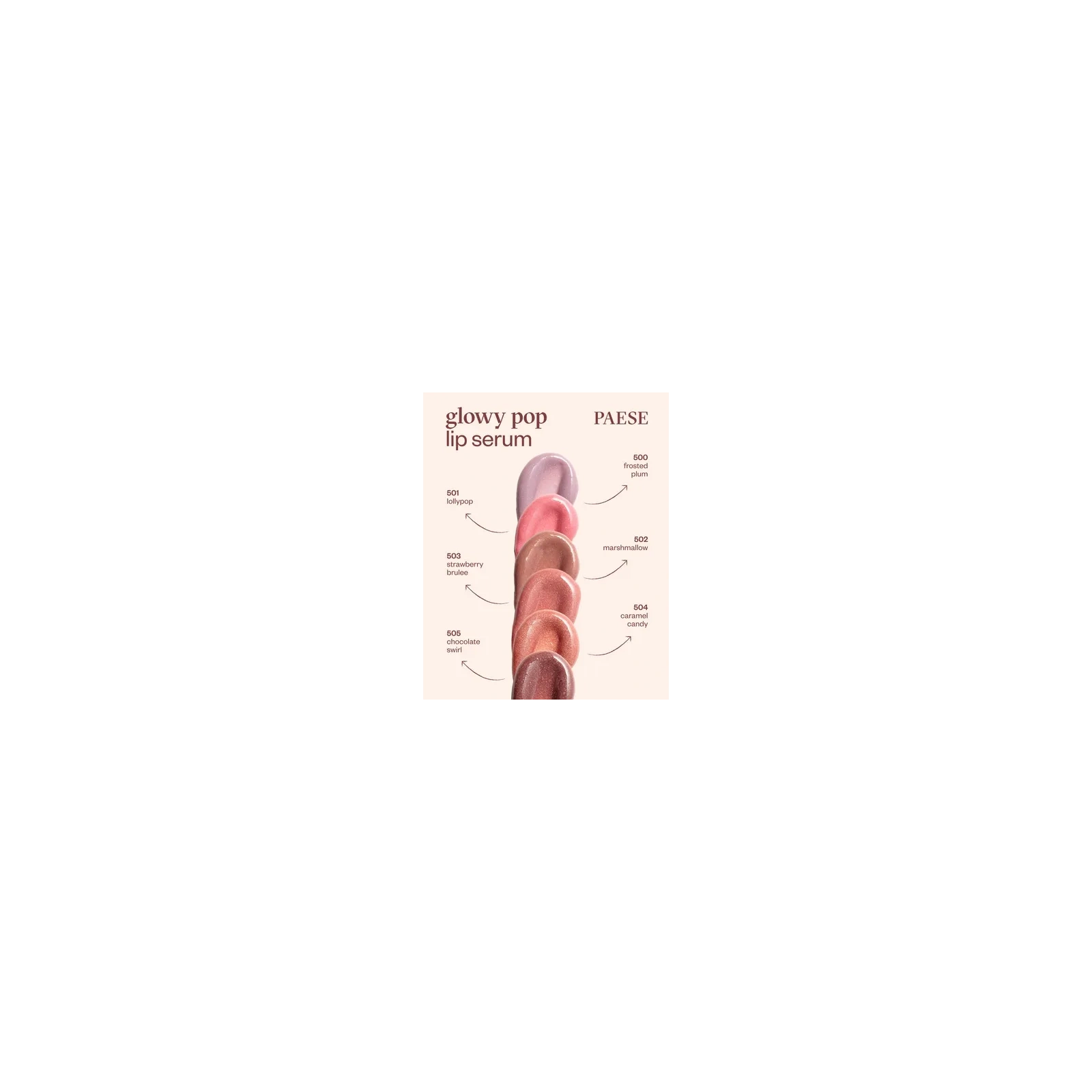 PAESE Glowypop Lip serum do ust 502 Marshmallow 2,2g