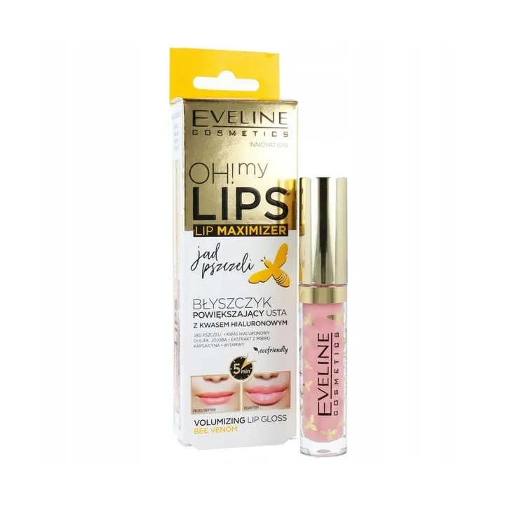 EVELINE Oh My Lips błyszczyk powiększający usta Jad Pszczeli 4.5ml