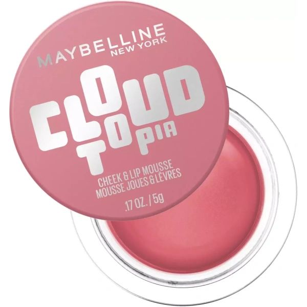 MAYBELLINE Cloudtopia Cheek&Lip Mousse mus do ust i policzków 08 Enchanted Mauve 5g