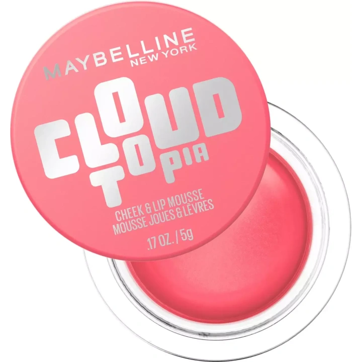 MAYBELLINE Cloudtopia Cheek&Lip Mousse mus do ust i policzków 07 Moonlit Rose 5g