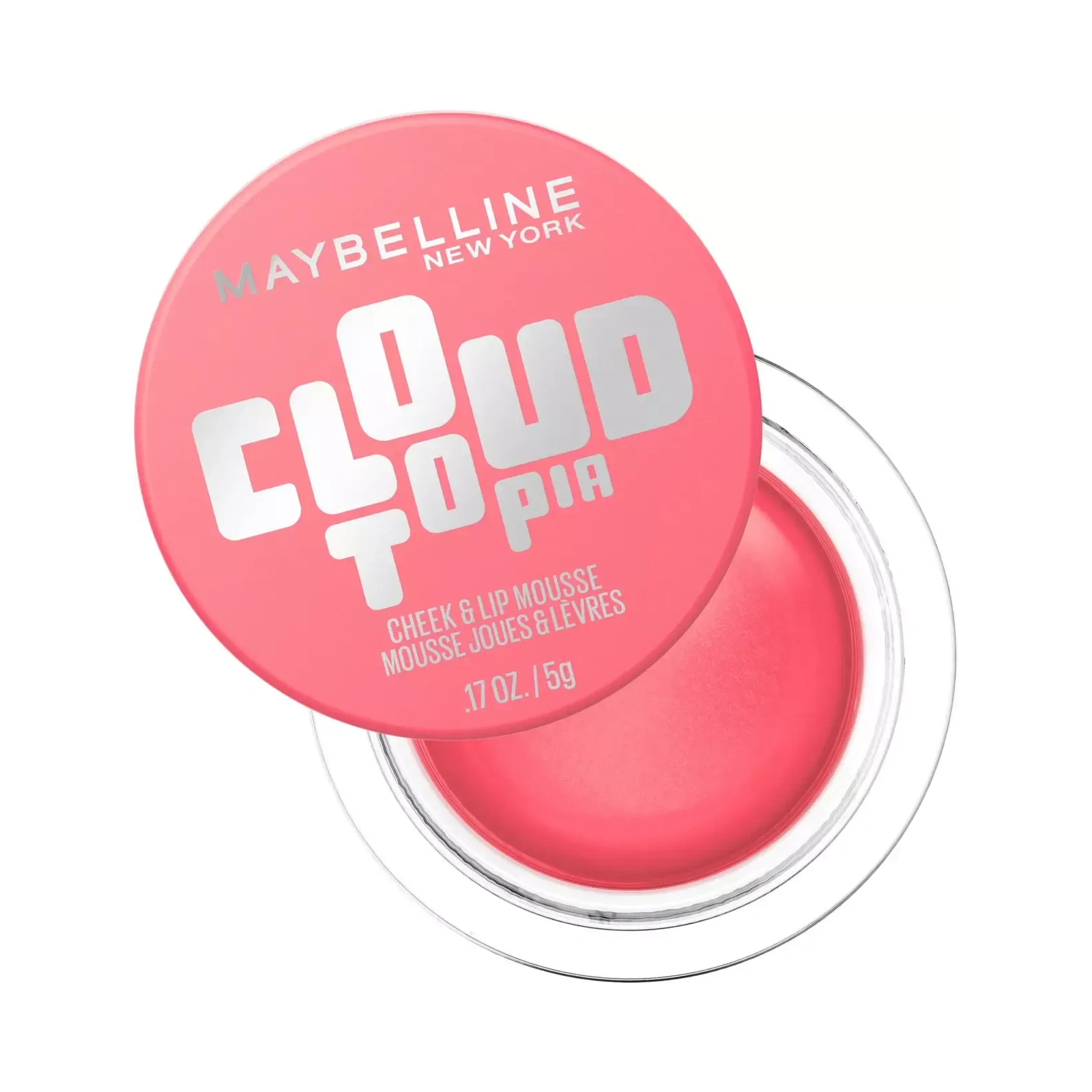 MAYBELLINE Cloudtopia Cheek&Lip Mousse mus do ust i policzków 07 Moonlit Rose 5g