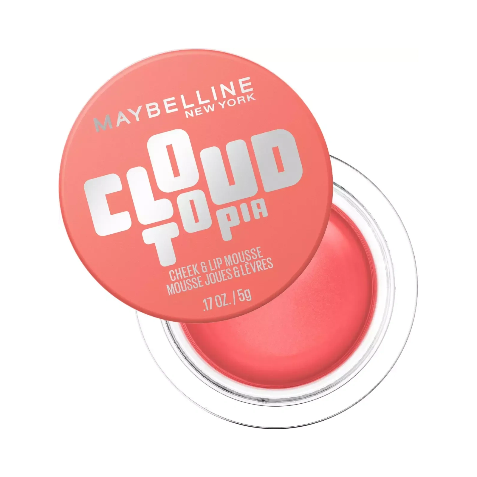 MAYBELLINE Cloudtopia Cheek&Lip Mousse mus do ust i policzków 05 Coral Illusion 5g