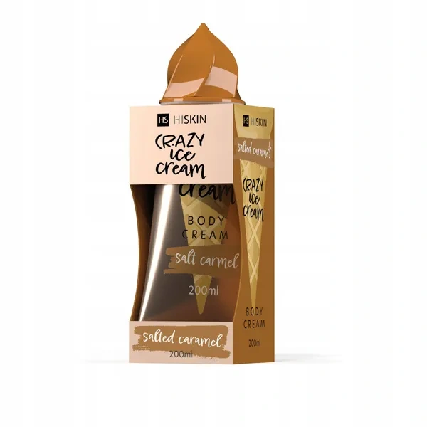 HISKIN Crazy Ice Cream krem do ciała SŁONY KARMEL 200ml 