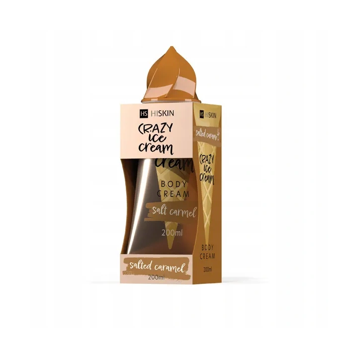 HISKIN Crazy Ice Cream krem do ciała SŁONY KARMEL 200ml 
