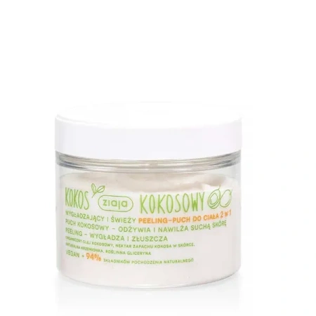 ZIAJA Vegan peeling- puch do ciała wygładzający Kokos Kokosowy 270ml 