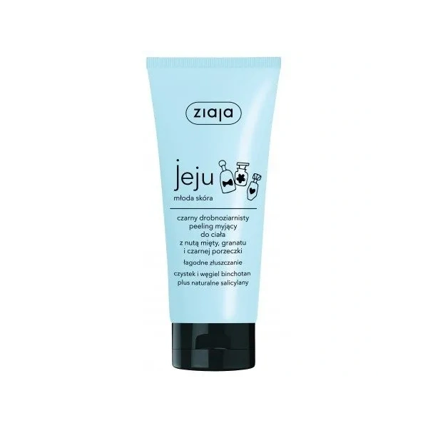 ZIAJA Jeju czarny peeling do mycia ciała 200ml
