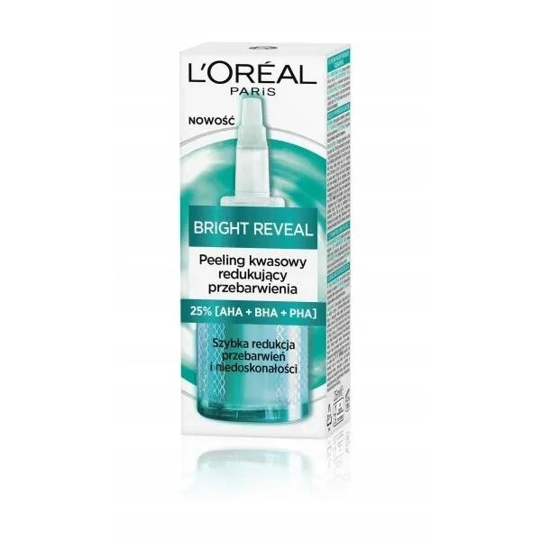 LOREAL Bright Reveal peeling kwasowy redukujący przebarwienia 25ml 