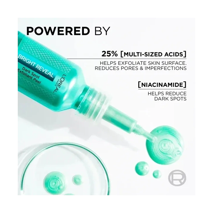 LOREAL Bright Reveal peeling kwasowy redukujący przebarwienia 25ml 