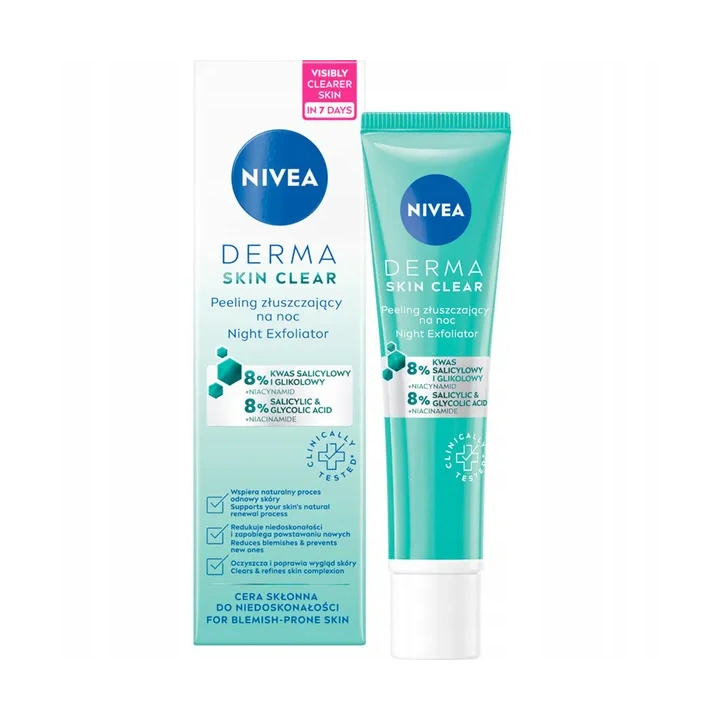 NIVEA V Derma Skin Clear Peeling złuszczający